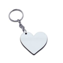 Wooden Keychain Heart Classic