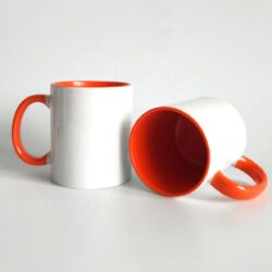 Sublimation Inner Handle Color Mug Orange