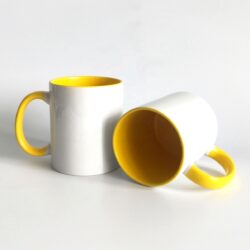 Sublimation Inner Handle Color Mug Yellow