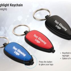 Logo Highlight Keychain (White Backlight)